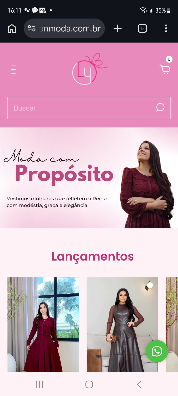 Loja de moda feminina